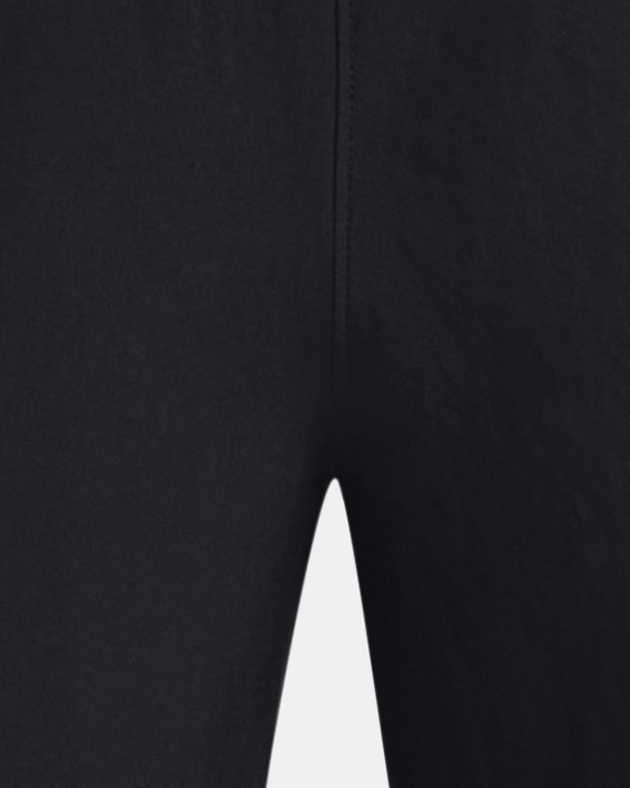 男童UA Woven Graphic短褲 in Black image number 0