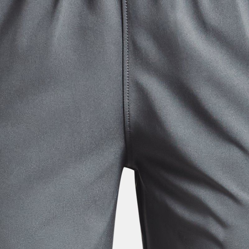 Pantalón corto Under Armour Woven Graphic para niño Pitch Gris / Negro YLG (149 - 160 cm)