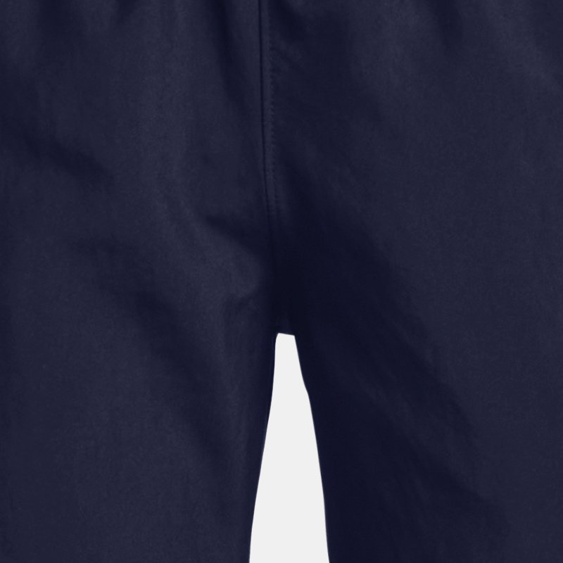 Shorts Under Armour Woven Graphic da ragazzo Midnight Blu Marino / Bianco YMD (137 - 149 cm)
