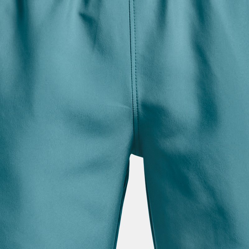 Jungen Under Armour Woven Shorts mit Grafik Glacier Blau / Weiß YSM (127 - 137 cm)