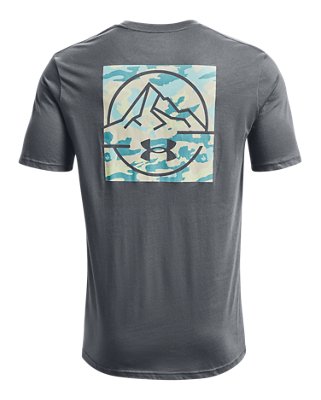 男士UA Outdoor Mountain Camo Lockup短袖T恤 image number 5