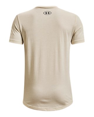 เสื้อยืดแขนสั้น UA Multilogo สำหรับเด็กผู้ชาย image number 1