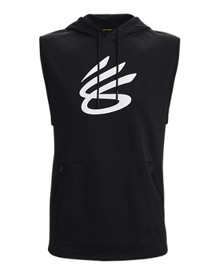 curry sleeveless hoodie