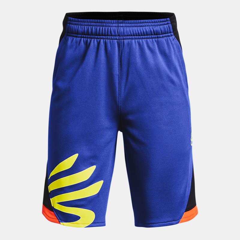 Boys' Curry Splash Shorts Versa Blue / Black / Yellow Ray YSM