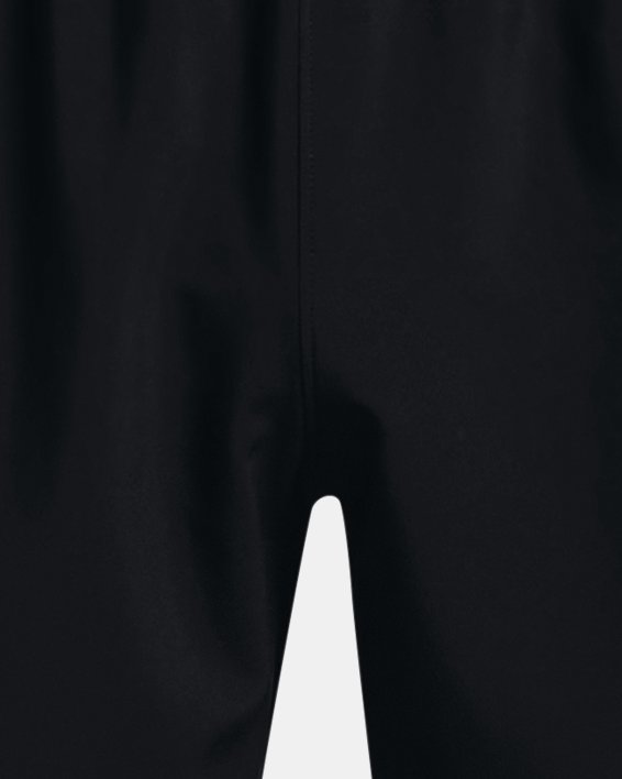 男士UA Woven Graphic短褲 in Black image number 4