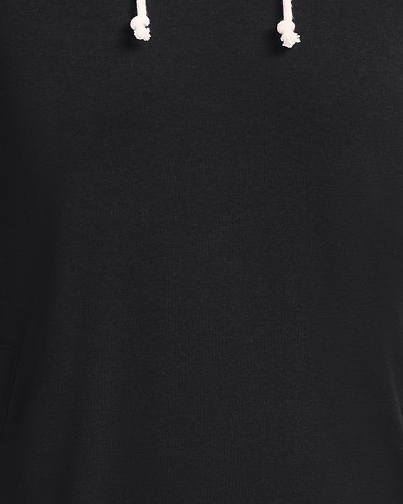 Męska bluza z krótkim rękawem UA Rival Terry, Black, pdpMainDesktop image number 4