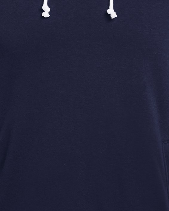 Męska bluza z krótkim rękawem UA Rival Terry, Blue, pdpMainDesktop image number 4