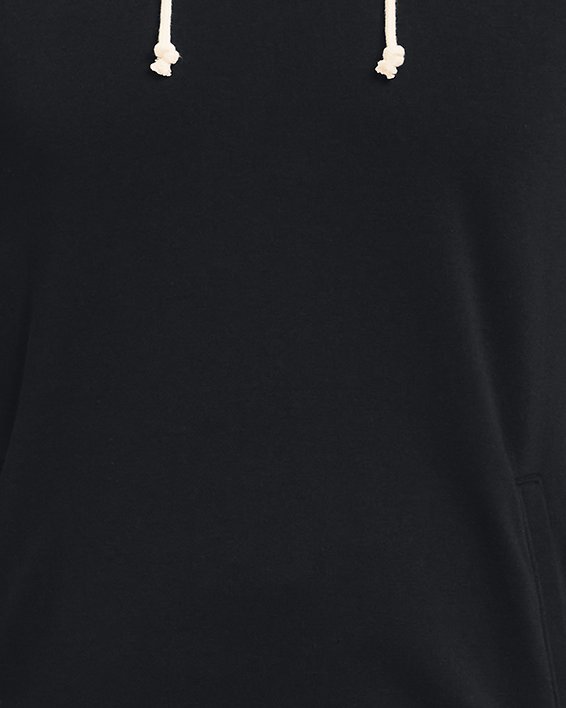 Męska bluza z kapturem UA Rival Terry, Black, pdpMainDesktop image number 4