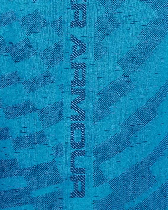 Playera Manga Corta UA Seamless Radial para Hombre, Blue, pdpMainDesktop image number 5