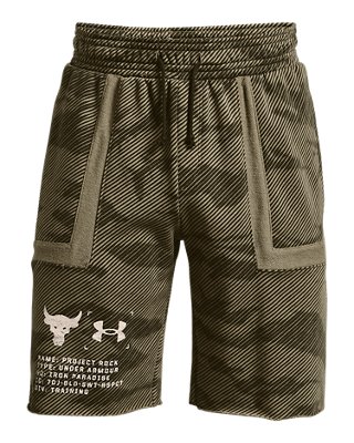 men's project rock heavyweight terry shorts