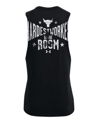 Men's Project Rock Hardest Worker Tank image number 6