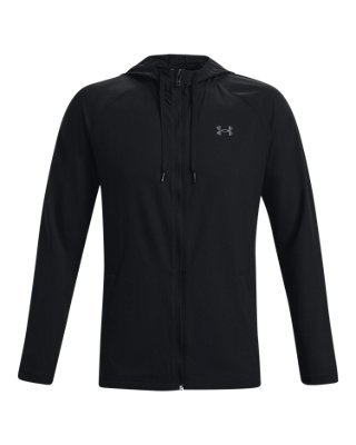 남성 UA 우븐 천공 윈드브레이커 재킷 image number 4