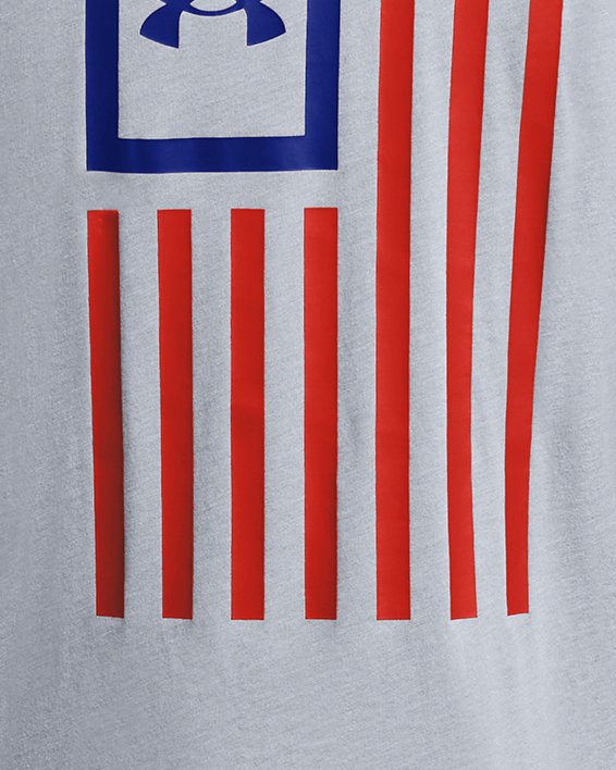 Under Armour Men's Freedom Flag T-Shirt - Gray, Sm