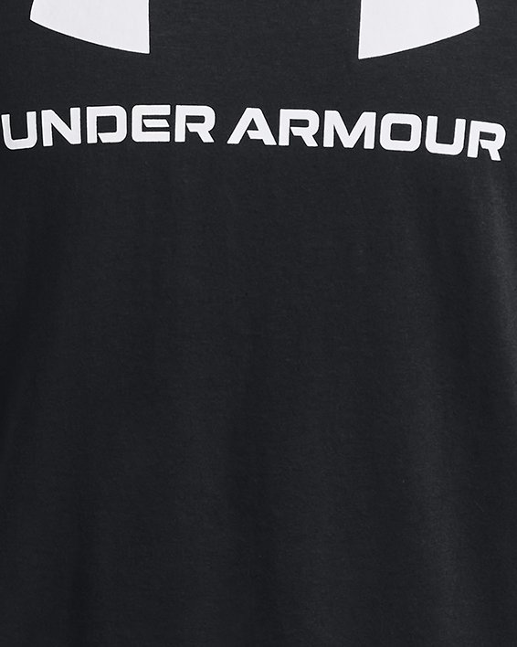 Men's UA Sportstyle Logo T-Shirt in Black image number 4