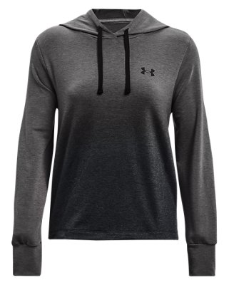 Sudadera con Capucha UA Rival Terry Gradient para Mujer, Gray, pdpMainDesktop image number 4