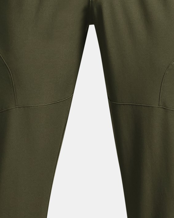 Men's UA Unstoppable Crop Pants in Green image number 7