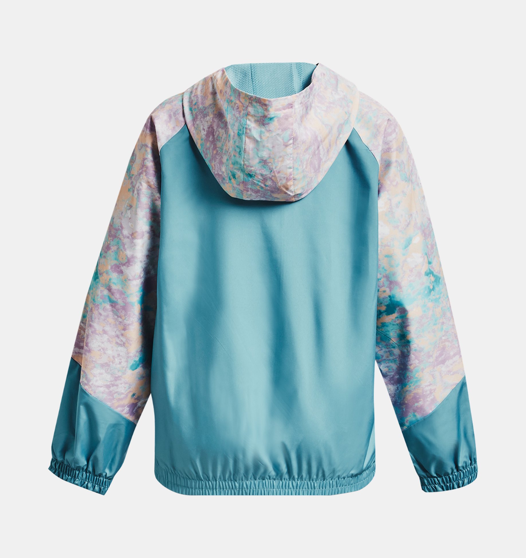 Girls' UA Woven Printed Full-Zip Jacket