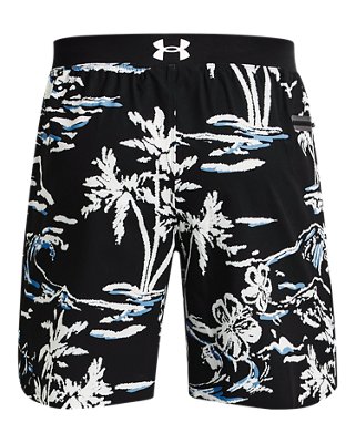 Shorts Project Rock Hybrid Printed para Hombre, Black, pdpMainDesktop image number 8