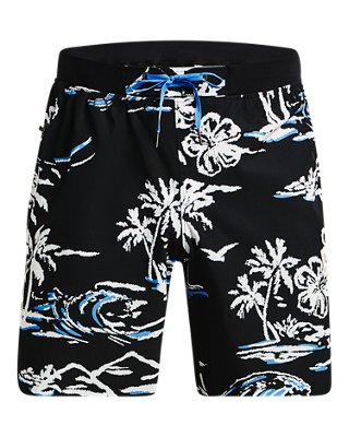 Shorts Project Rock Hybrid Printed para Hombre, Black, pdpMainDesktop image number 7