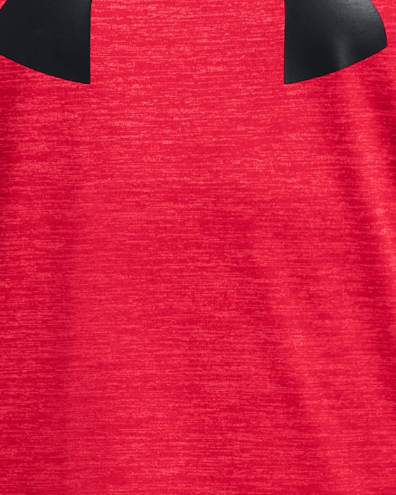 Boys' UA Tech™ Twist Short Sleeve, Red, pdpMainDesktop image number 0