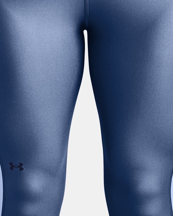 Buy Under Armour Blue Heat Gear Branded Waistband Leggings from