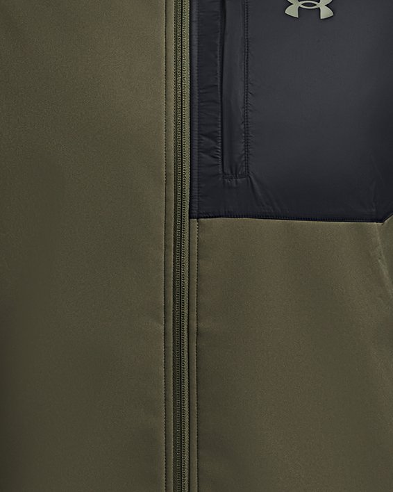 Under Armour Men's ColdGear Infrared Shield Jacket Small Baroque Green  (310)/Black 