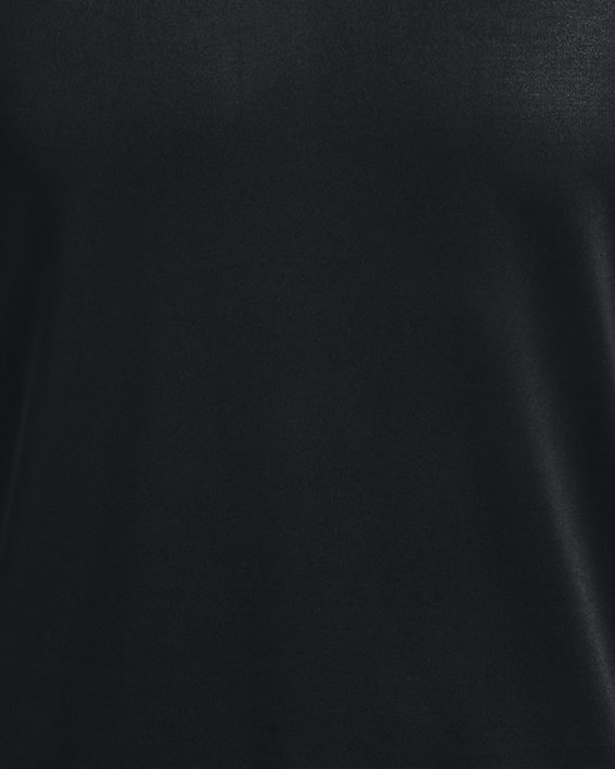 Men's UA ArmourPrint Short Sleeve in Black image number 4