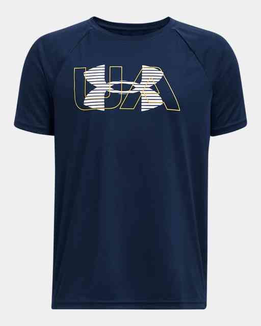 Boys' UA Velocity Branded Short Sleeve