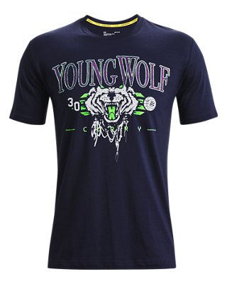 男士Curry Young Wolf短袖T恤 image number 4