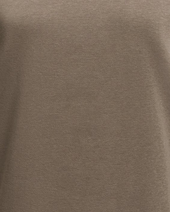 Damen UA Essential Fleece Oberteil mit Rundhalsausschnitt, Brown, pdpMainDesktop image number 3