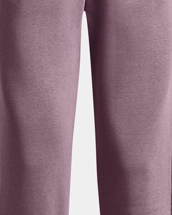Damen UA Essential Fleece Jogginghose, Purple, pdpMainDesktop image number 4