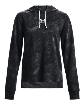 UA Rival Terry estampado, Black, pdpMainDesktop image number 4