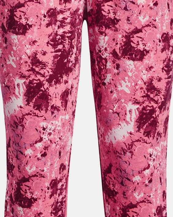 Women's Under Armour UA Rival Terry Printed Joggers 1373040 Opal