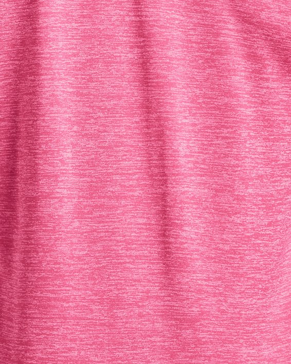 Haut à manches courtes UA Tech™ Twist Crest pour femmes, Pink, pdpMainDesktop image number 5
