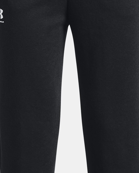 Girls' UA Rival Fleece Joggers in Black image number 0