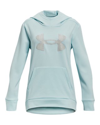 걸즈 Armour Fleece&reg; 글리터 후디 image number 0