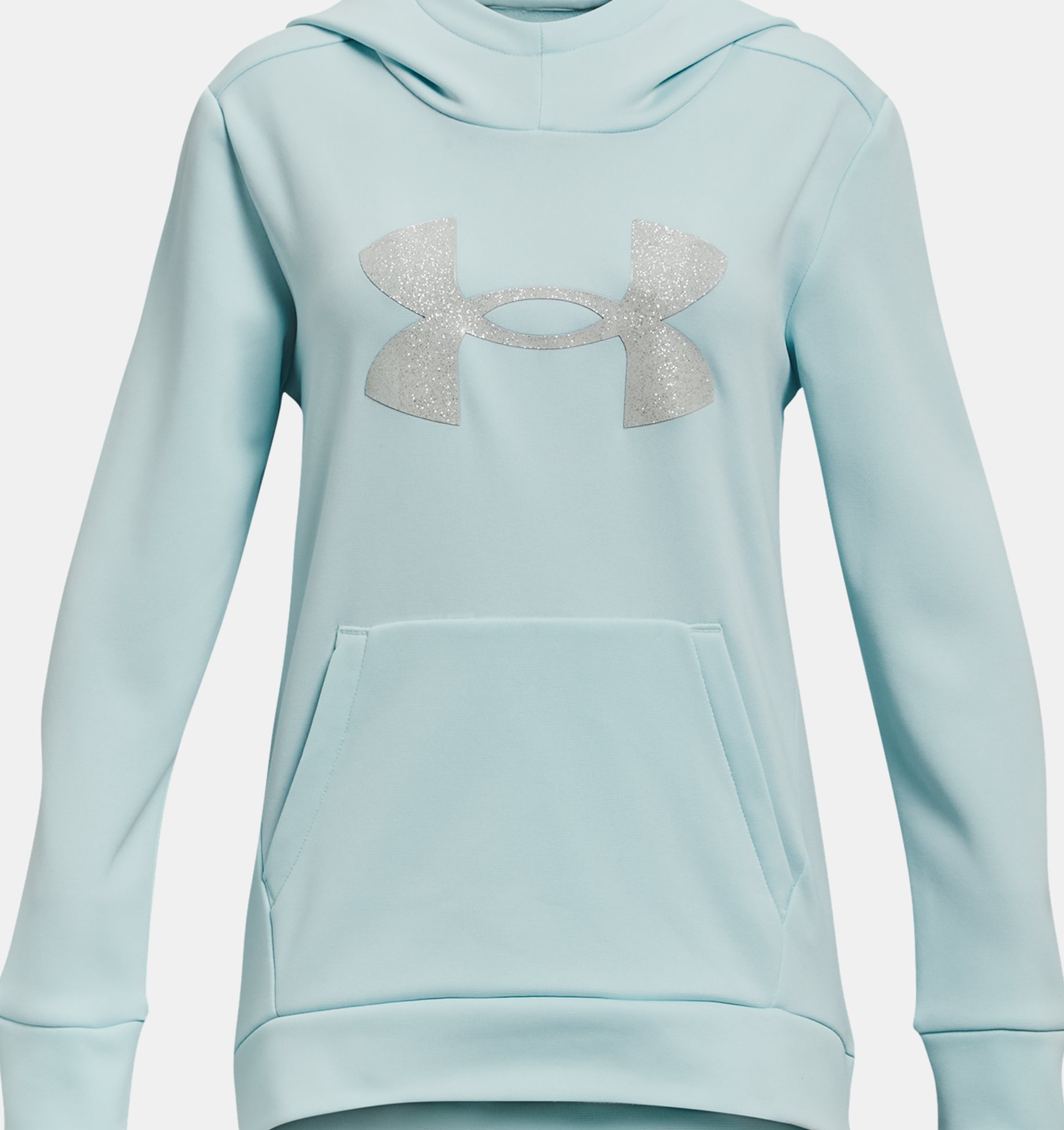 Girls' Armour Fleece® Glitter Hoodie, Blue, pdpZoomDesktop image number 0