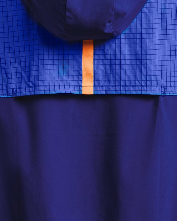 남성 UA 액셀러레이트 트랙 재킷 in Blue image number 9
