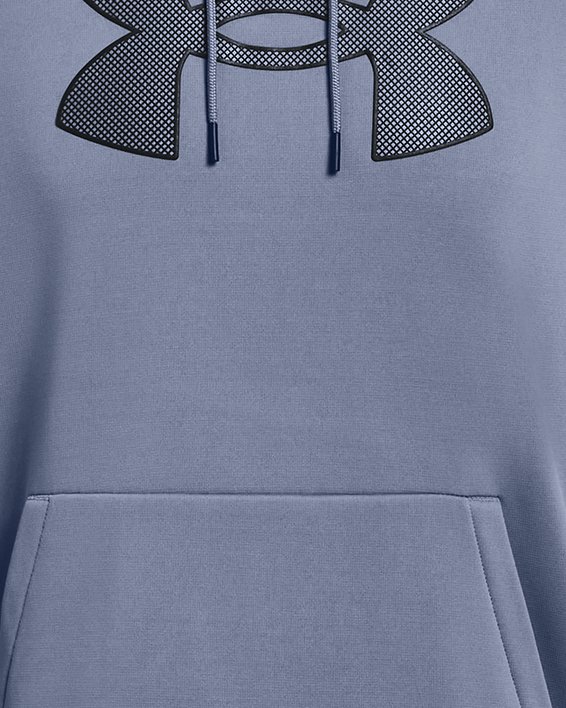 Men's Armour Fleece® Big Logo Hoodie, Purple, pdpMainDesktop image number 4