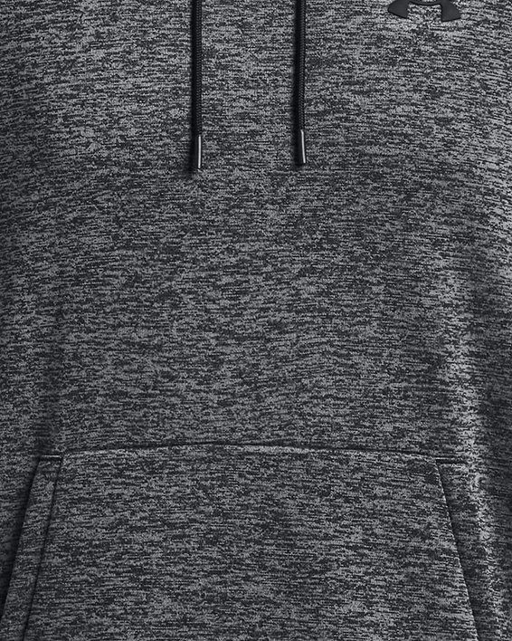 Girls' Armour Fleece® Full-Zip Hoodie in Black image number 4