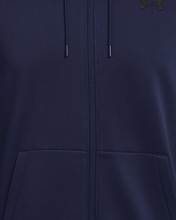 Men's Armour Fleece® Full-Zip Hoodie in Blue image number 9
