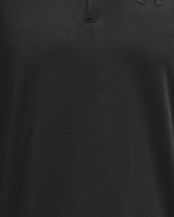 Armour Fleece® Hoodie mit ¼ Zip für Herren, Black, pdpMainDesktop image number 4