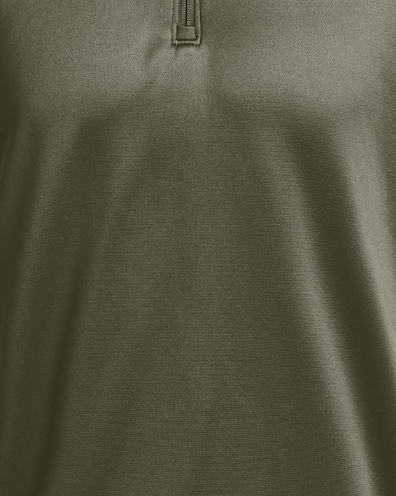 Sudadera con cremallera de ¼ Armour Fleece® para hombre, Green, pdpMainDesktop image number 4