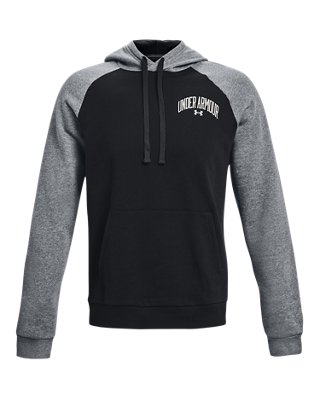 Men's UA Rival Fleece Wordmark Colorblock Hoodie Under Armour