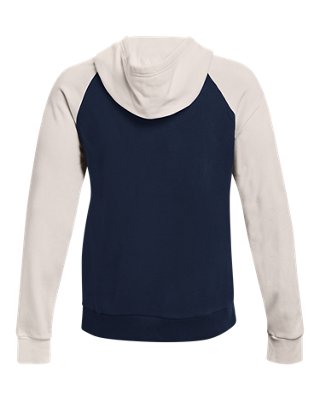 Men's UA Rival Fleece Wordmark Colorblock Hoodie | Under Armour