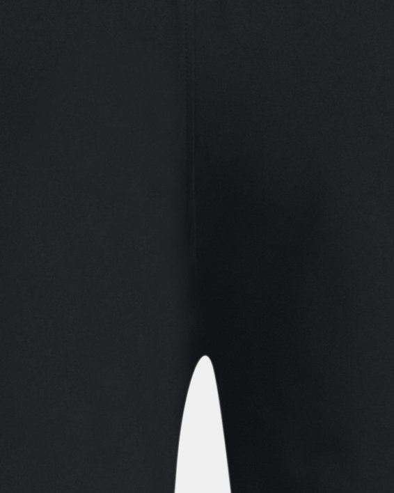 Men's UA Launch SW 7'' Wordmark  Shorts in Black image number 7