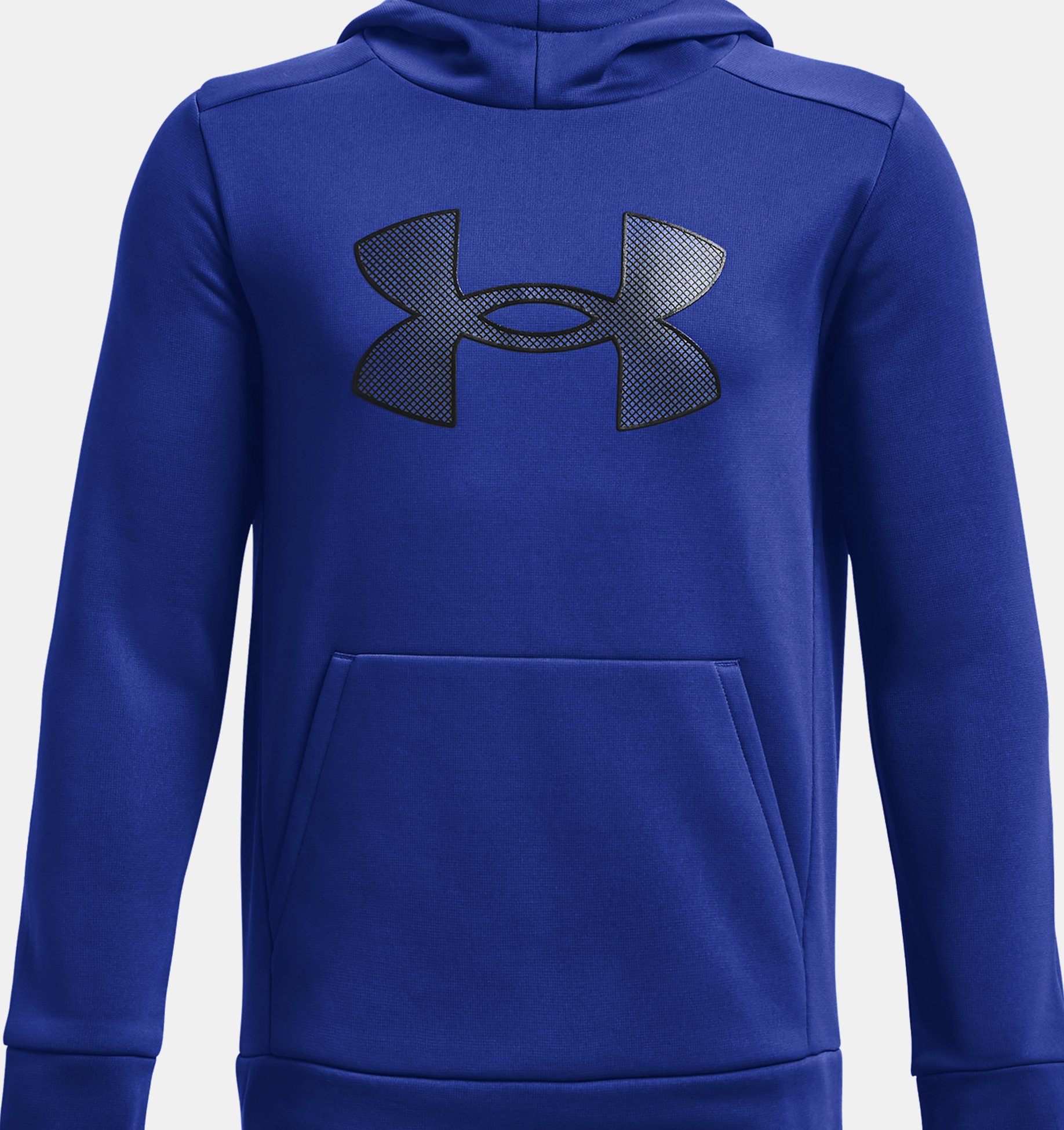 Boys' Armour Fleece® Big Logo Hoodie, Blue, pdpZoomDesktop image number 0