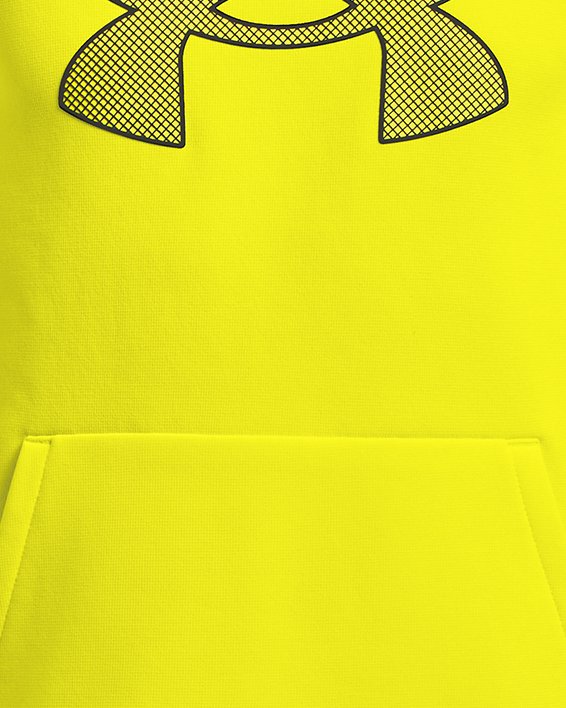 Sudadera con Capucha Armour Fleece® Big Logo para Niño, Yellow, pdpMainDesktop image number 0