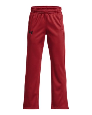 Boys' Armour Fleece® Pants, Red, pdpZoomDesktop image number 0