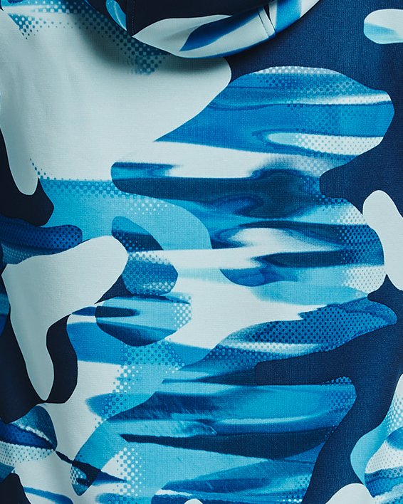 Sudadera con Capucha Armour Fleece® Printed para Niño, Blue, pdpMainDesktop image number 1